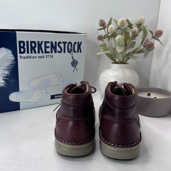 Birkenstock Pasadena High Leather Chukka Boot NL-Chestnut Unisex L6/M4 EU 37 NWB - Picture 4 of 10